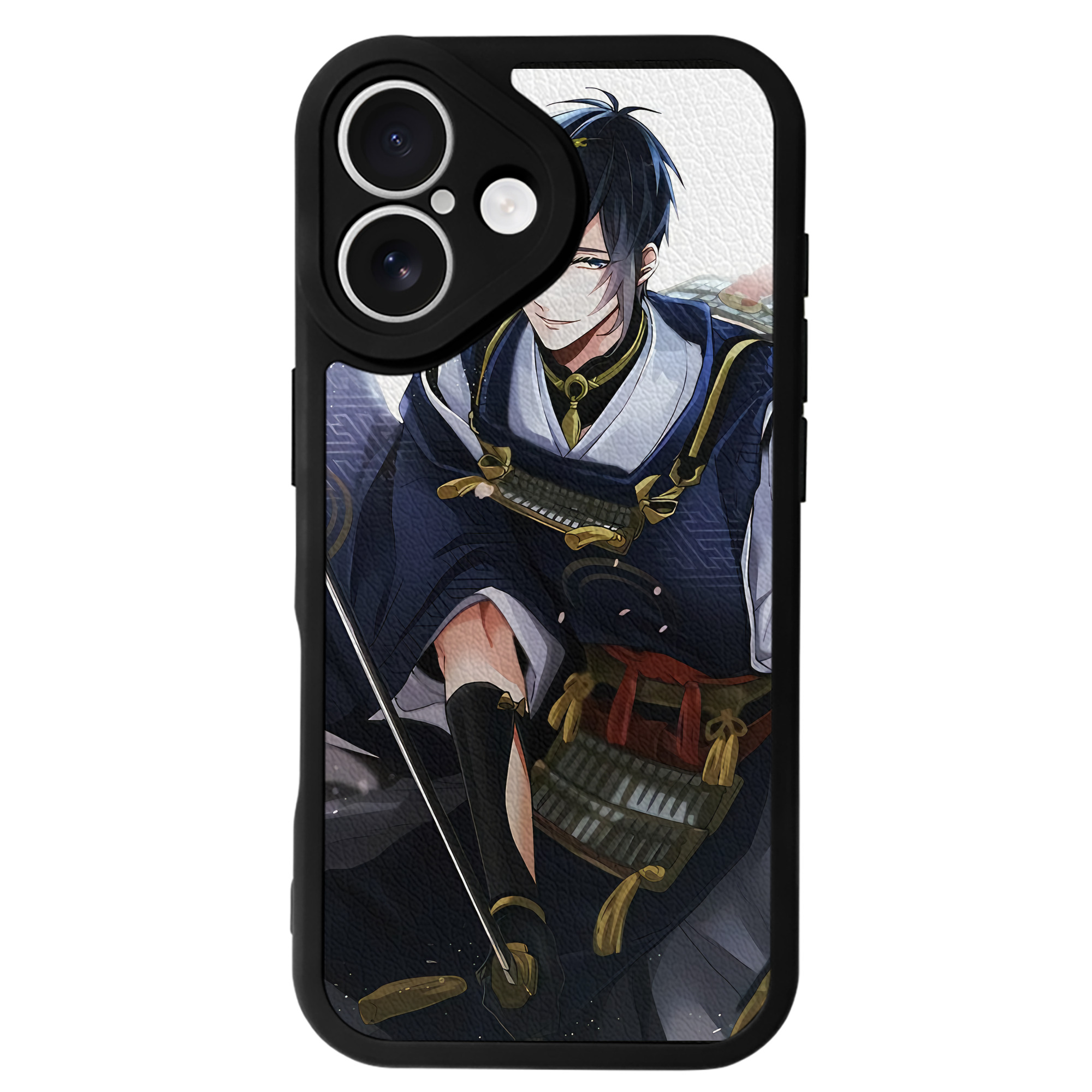 （画像用） 刀剣乱舞 Touken Ranbu 【iPhone 16シリーズ対応】シリコンスマホケース（レザー調） 材質：シリコン